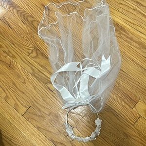 First Communion Veil & headpiece